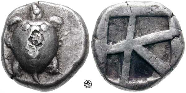Sear 2594 Aegina AR Stater