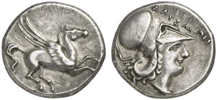 Calciati 2 Alyzeia, Akarnania, AR Stater