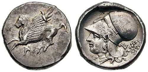 Pegasi 32 Akarnania, Anaktorion AR Stater