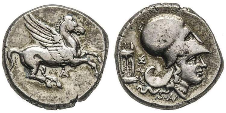 Pegasi 28 Anactorium, Akarnania, AR stater