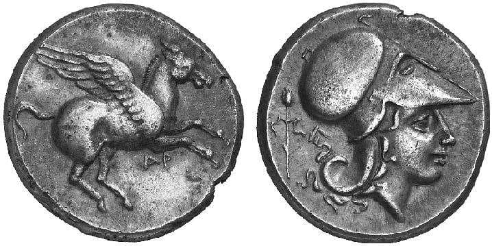 BCD 141 Argos Amphilochikon, AR stater, 330-280 BC