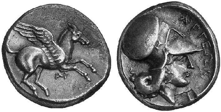 Pegasi II 7 Argos Amphilochikon, AR stater, 360-330 BC