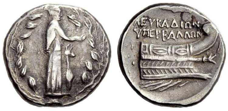 BMC 100 Leukas, Akarnania AR Stater