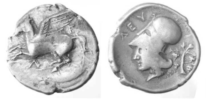 Pegasi 51 Leukas, Akarnania, AR stater
