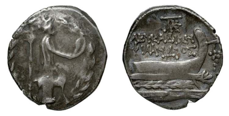 Paris 79 Leukas, Akarnania AR Stater