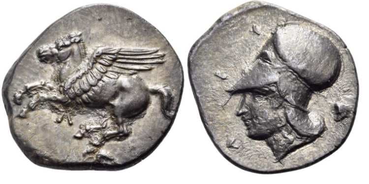 Pegasi 70 Leukas, Akarnania, AR Stater