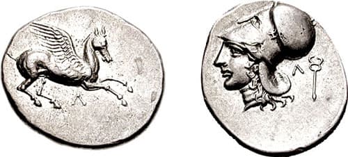 Pegasi II 87 Akarnania, Leukas AR Stater