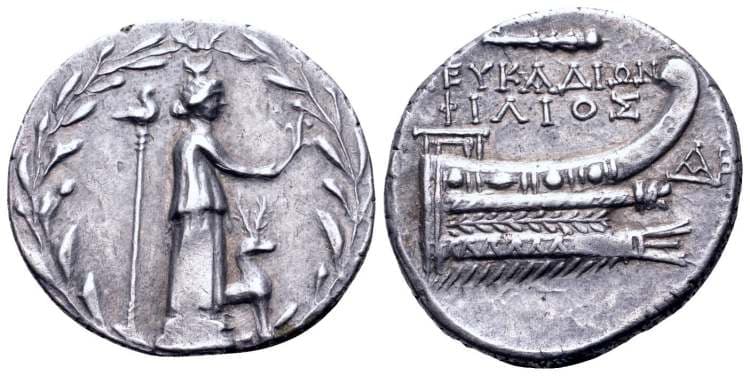 SNG Delepierre 1245 Leukas, Akarnania AR Stater