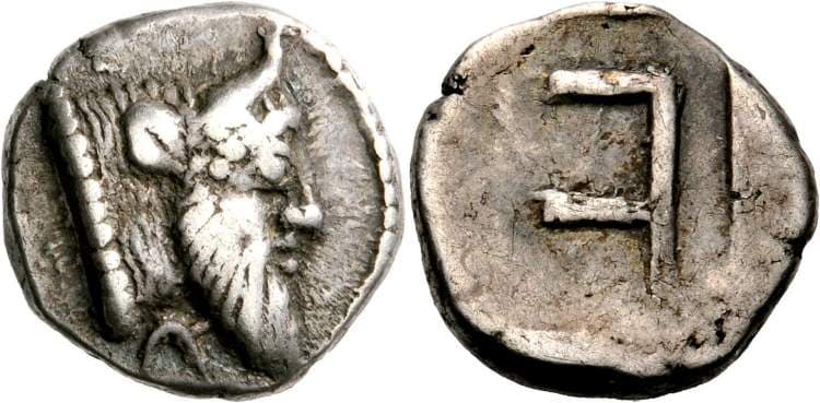 Trait� II-4, 7 Stratos, Akarnania, AR Hemidrachm, 14mm, 2