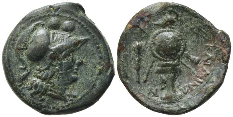 HN Italy 764 Caelia, Apulia, AE22 sextans, ca