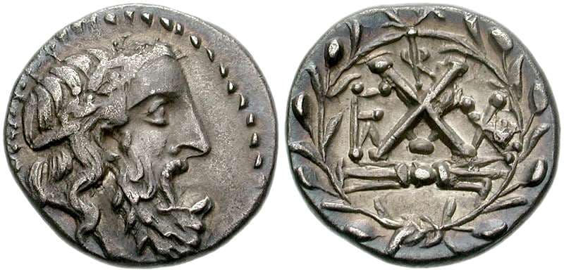 Elis Clerk 273var Achaian League, Elis AR Hemidrachm