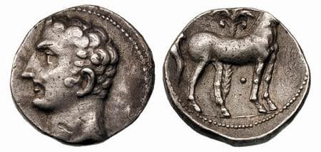 Robinson 7d Barcids in Spain, Carthago Nova AR Shekel