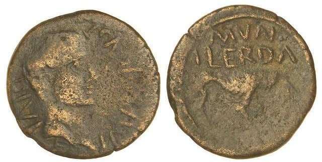 RPC 260 (3) Augustus, AE As of Ilerda, Spain, 7