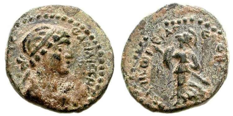 RPC 4773 Cleopatra VII, AE17 of Chalkis sub Libano, Syria