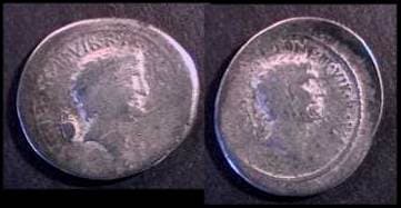 RSC 10a, Octavian Marc Antony & Octavian Denarius