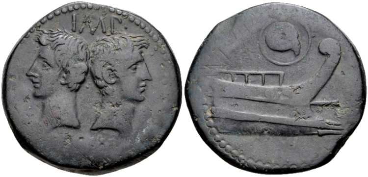 Arausio RPC 533 Octavian and Agrippa