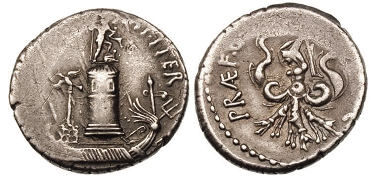 RSC 3 Sextus Pompey AR Denarius