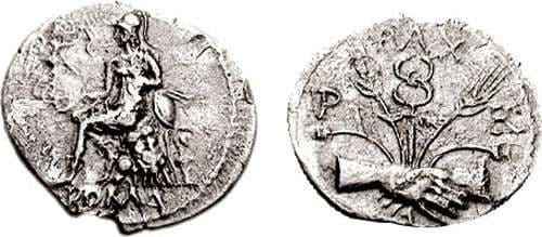 RIC 34 Civil Wars of 68-69 AD AR Denarius