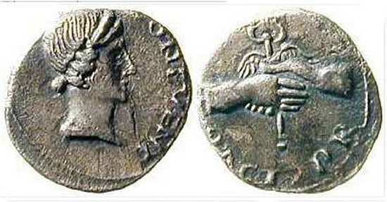 RIC 4 Civil war denarius, Spain, April-June 68
