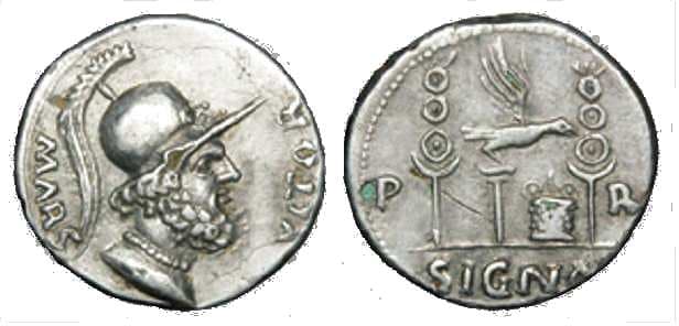 RIC 51 Anonymous Roman Civil War Denarius