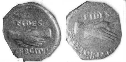RIC 121 Sear5 #2084 Civil Wars AR Denarius