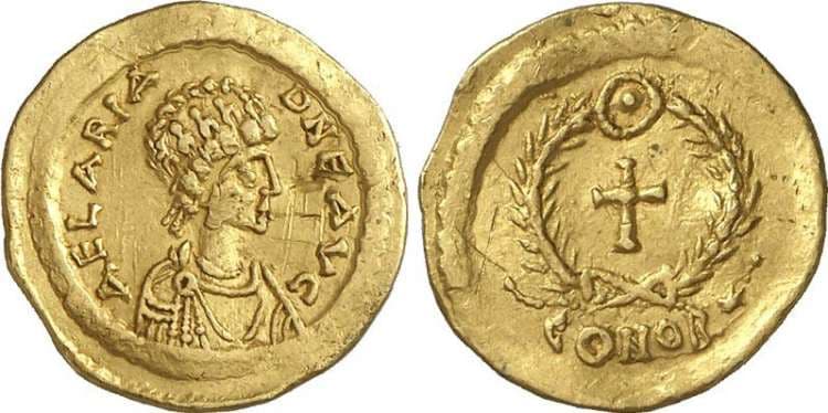 RIC 938 Aelia Ariadne, AV Tremissis, AD 474-515