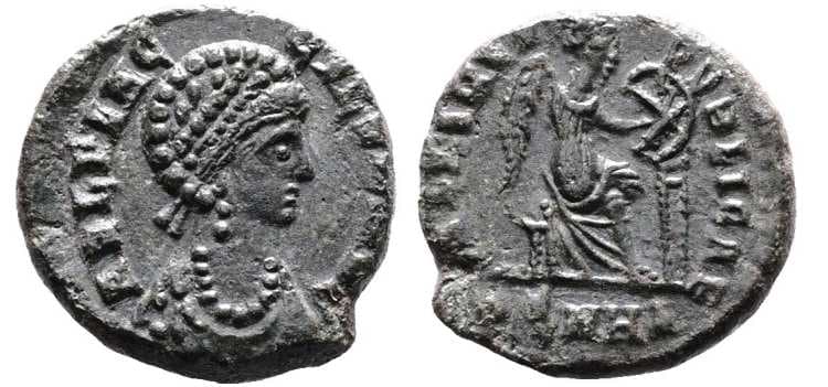 Heraclea RIC 17 Aelia Flaccilla, AE4