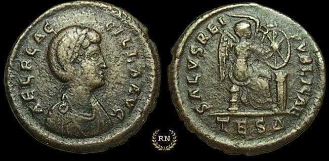 Thessalonica RIC 46 Aelia Flaccilla