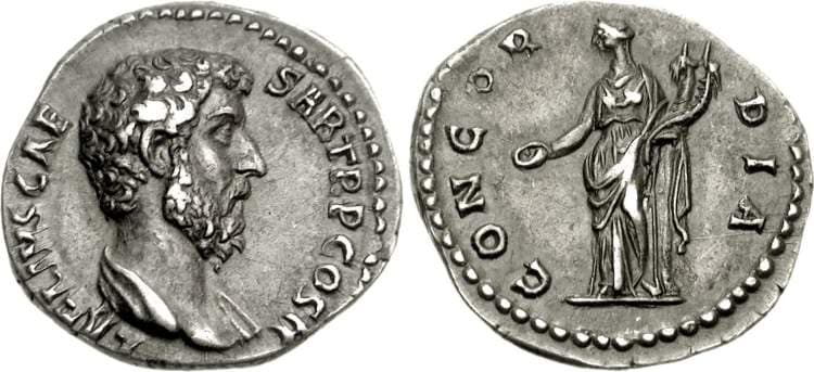 RIC 428 var (2) Strack 402 Aelius, AR denarius