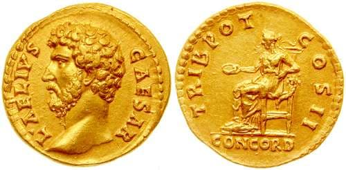 RIC 443 Cohen 12 Aelius AV Aureus