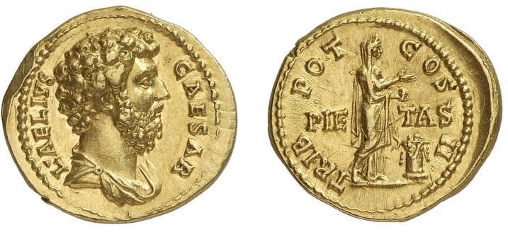 RIC 444b Aelius Caesar 136-138
