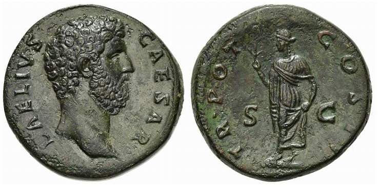 RIC 1055 Sear5 3986 Aelius Caesar
