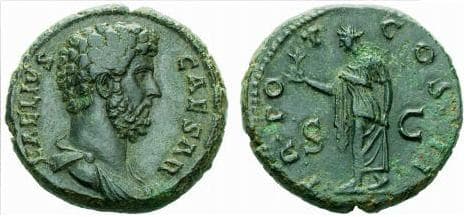 RIC 1067c Sear5 #3993 Aelius Caesar AE Dupondius