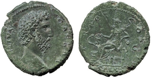 RIC 1075 Sear5 3990 Aelius Caesar AE Dupondius