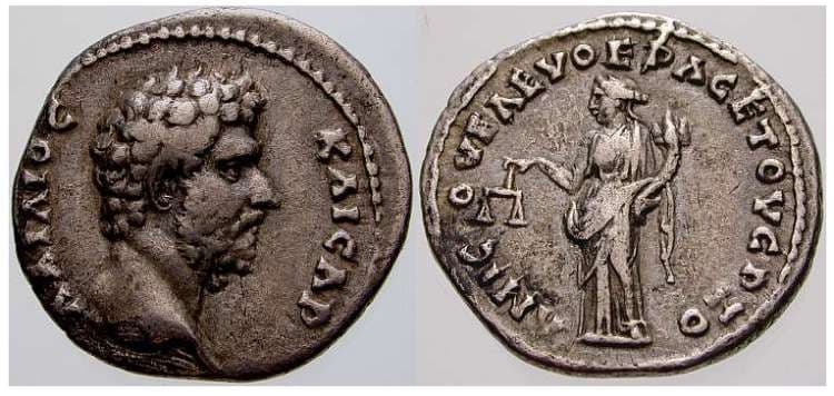 Amisos BMC 94 Aelius Caesar AR Drachm of Amisos, Pontos