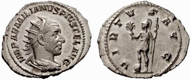 RIC 12 Aemilian AR Antonininus