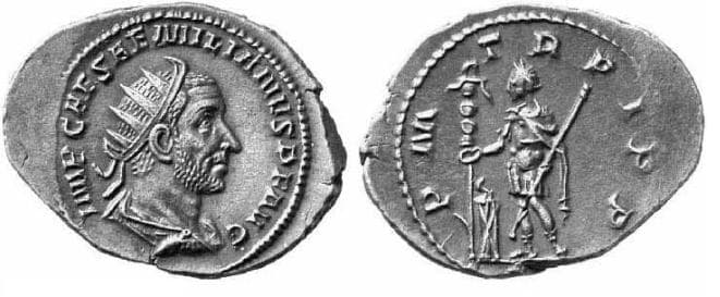 RIC 16 Aemilian AR Antonininus