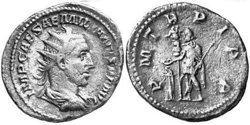 RIC 18 Aemilian AR Antonininus