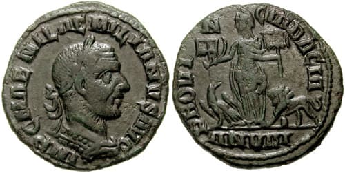 Dacia Moushmov 21 Aemilian, AE Sestertius of Dacia