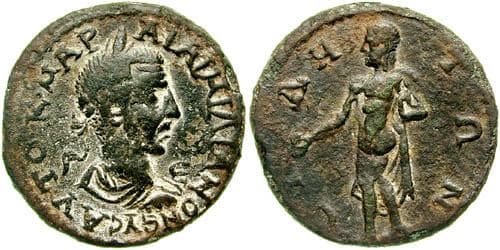Side Imhoof 33 Aemilian AE31 Pentassarion of Side, Pamphylia