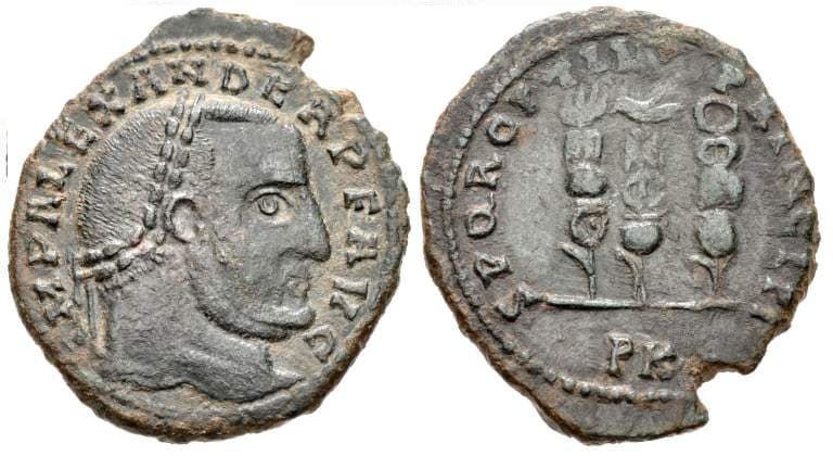 Carthage RIC VI 72 Alexander of Carthage AE Follis