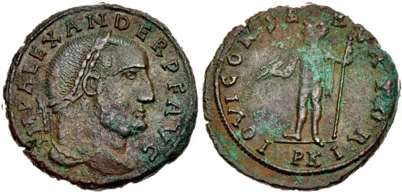 Carthage RIC VI 69 Alexander, AE follis, Carthage mint, AD 308-311