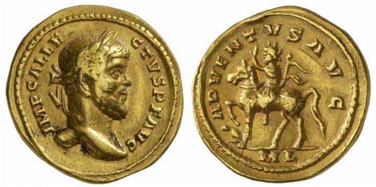 RIC 1 Allectus, AV Aureus