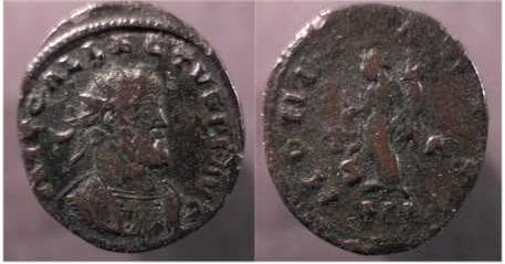 RIC 23 Allectus, AE Antoninianus, London mint