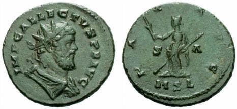 RIC 28 MSL Allectus, AE antoninianus, London, ca