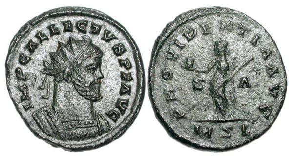RIC 38 Allectus AE Antoninianus