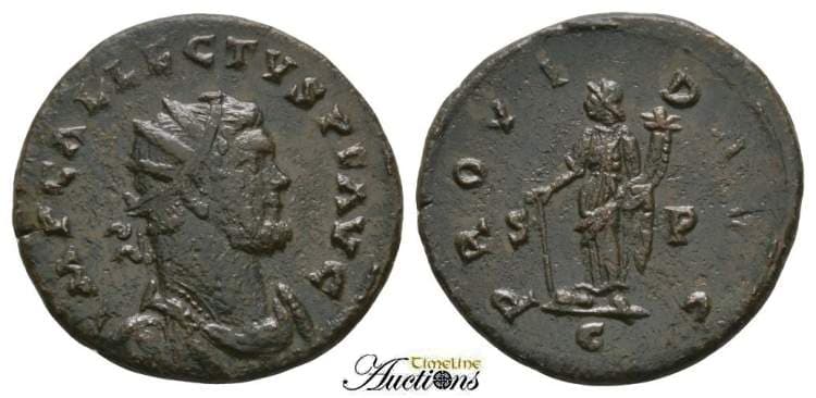 RIC 97 Allectus, AE antoninianus, 293-296 AD