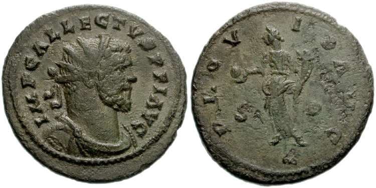 RIC 100 var (2) Allectus