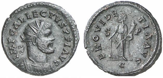 RIC 110 Allectus, AE antoninianus, Camulodunum, ca
