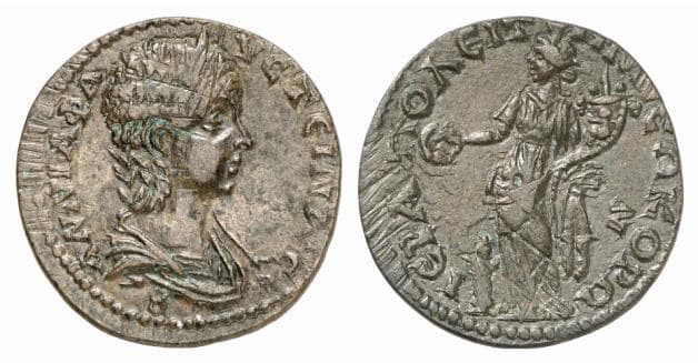 Hierapolis BMC 146 Annia Faustina, AE, 8